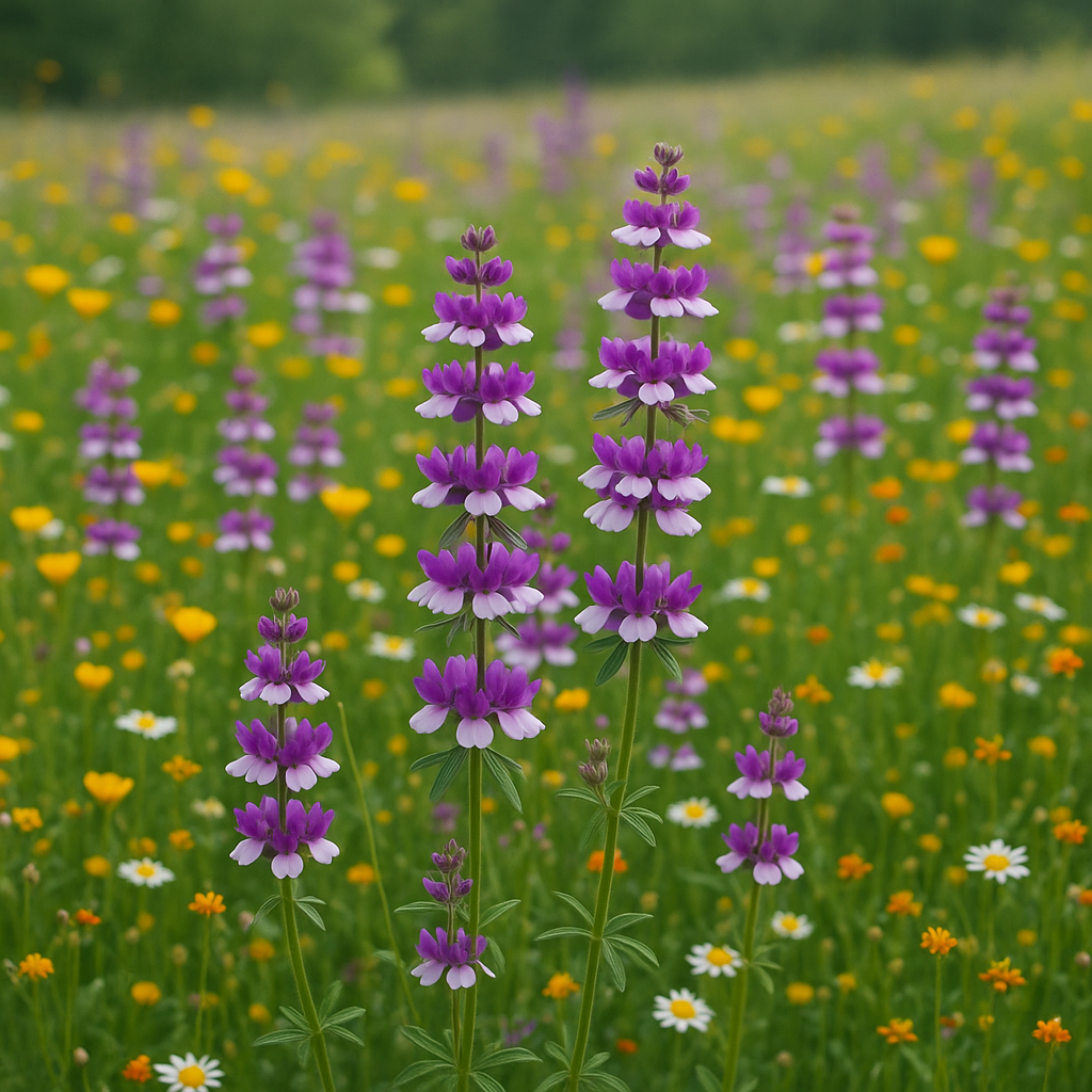 Collinsia heterophylla (Chinese Houses)