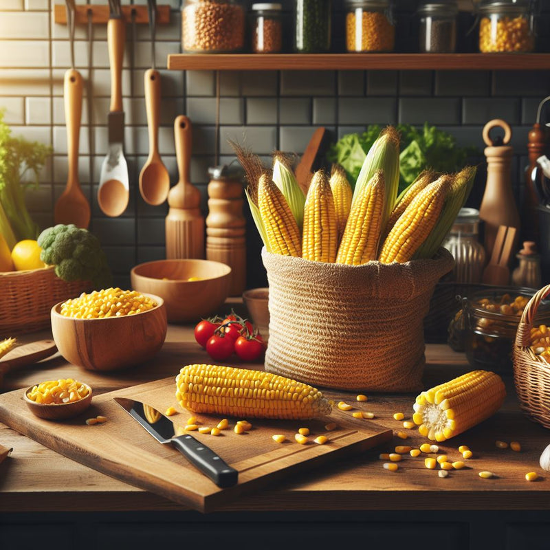 Trucker's Favorite Yellow (Yellow Dent Corn - Heirloom Corn) (Zea mays)