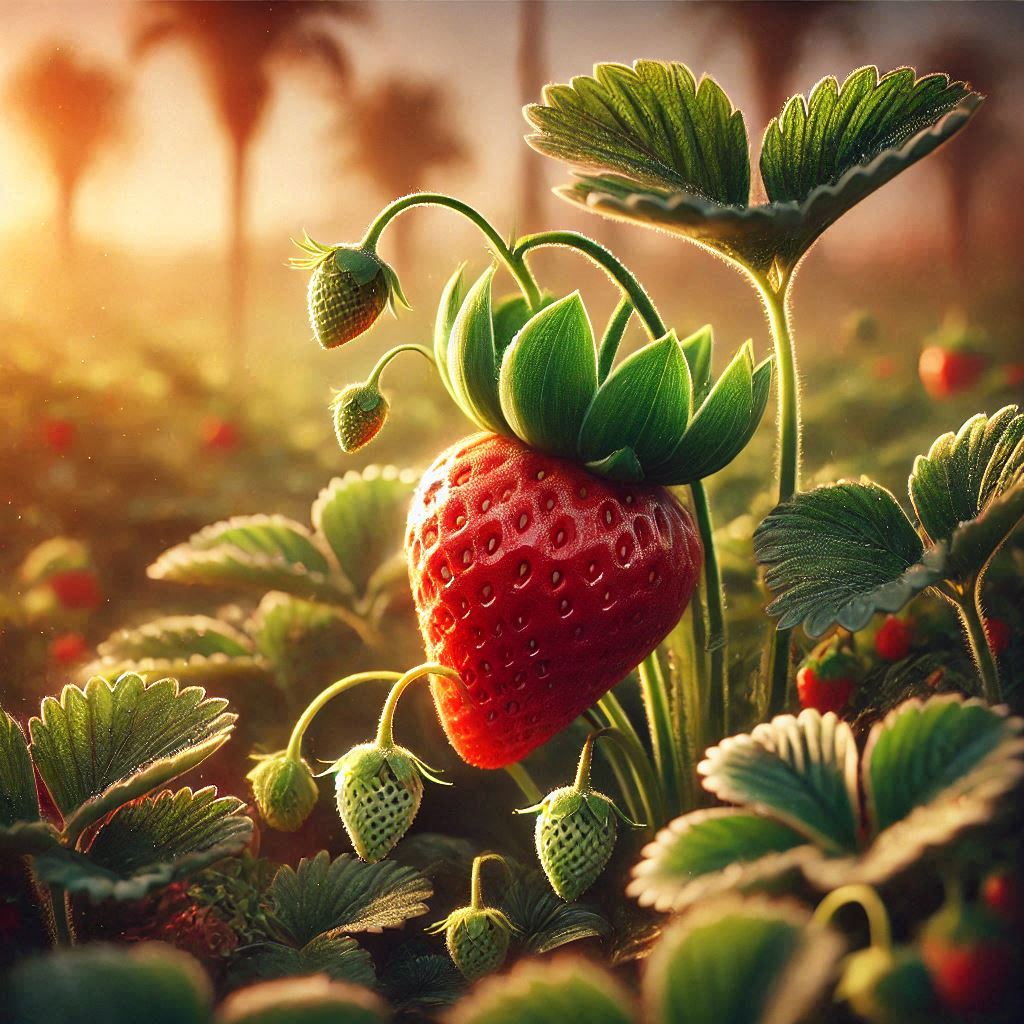 San Andreas Strawberry Plants (Bare Roots)  (Everbearing)