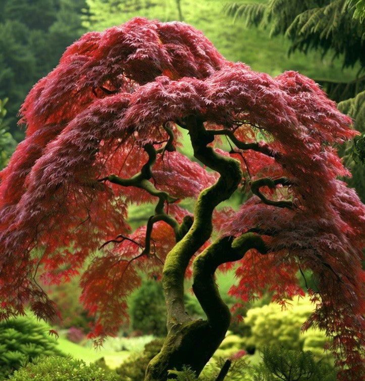 Acer palmatum (Japanese Maple), U.S.A. d.w.