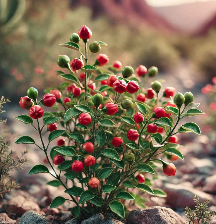 Chiltepin Wild Pepper, HOT (Capsicum annuum glabriusculum)