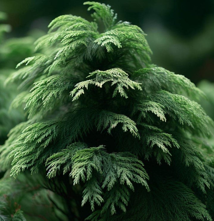 Cryptomeria japonica (Japanese Cedar, Peacock Pine, Sugi, Goddess of Mercy Cedar)