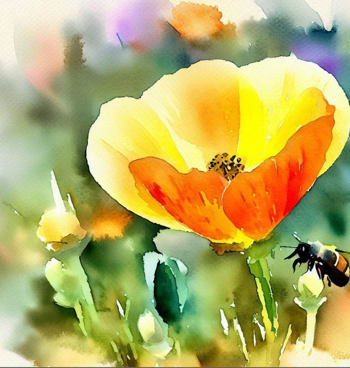 ESCHSCHOLZIA californica (Orange California Poppy)