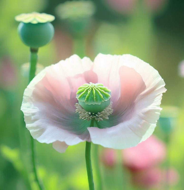 Papaver somniferum (Opium Poppy, Breadseed Poppy)