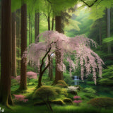 Prunus subhirtella Pendula (Rosebud Cherry, Spring Cherry, Weeping Higan Cherry, Winter Flowering Cherry)