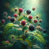 Rubus occidentalis (Black Raspberry, Blackcap Raspberry, Thimbleberry)