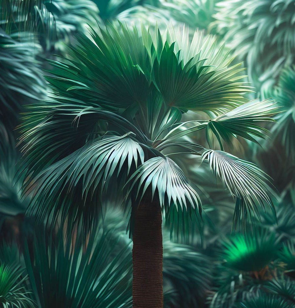 Trachycarpus excelsus (fortunei) (Windmill Palm, Hemp Palm)