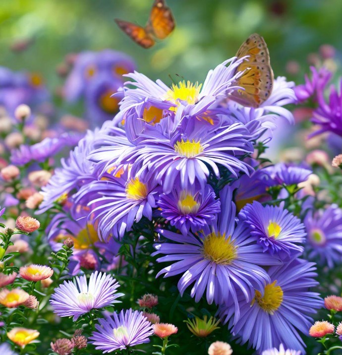 ASTER Novae-angliae  (SYMPHYOTRICHUM novae-angliae) (New England Aster)