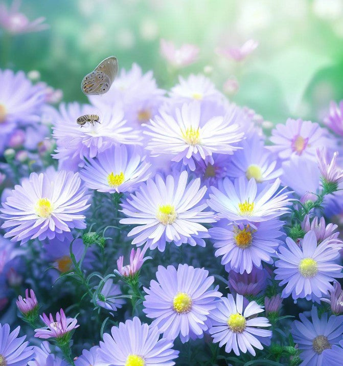ASTER laevis (SYMPHYOTRICHUM laeve) (Smooth Aster)