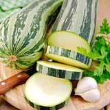 Caserta Squash, Summer (Cucurbita pepo)