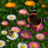 Bellis perennis (Lawn Daisy, English Daisy, Mixed)