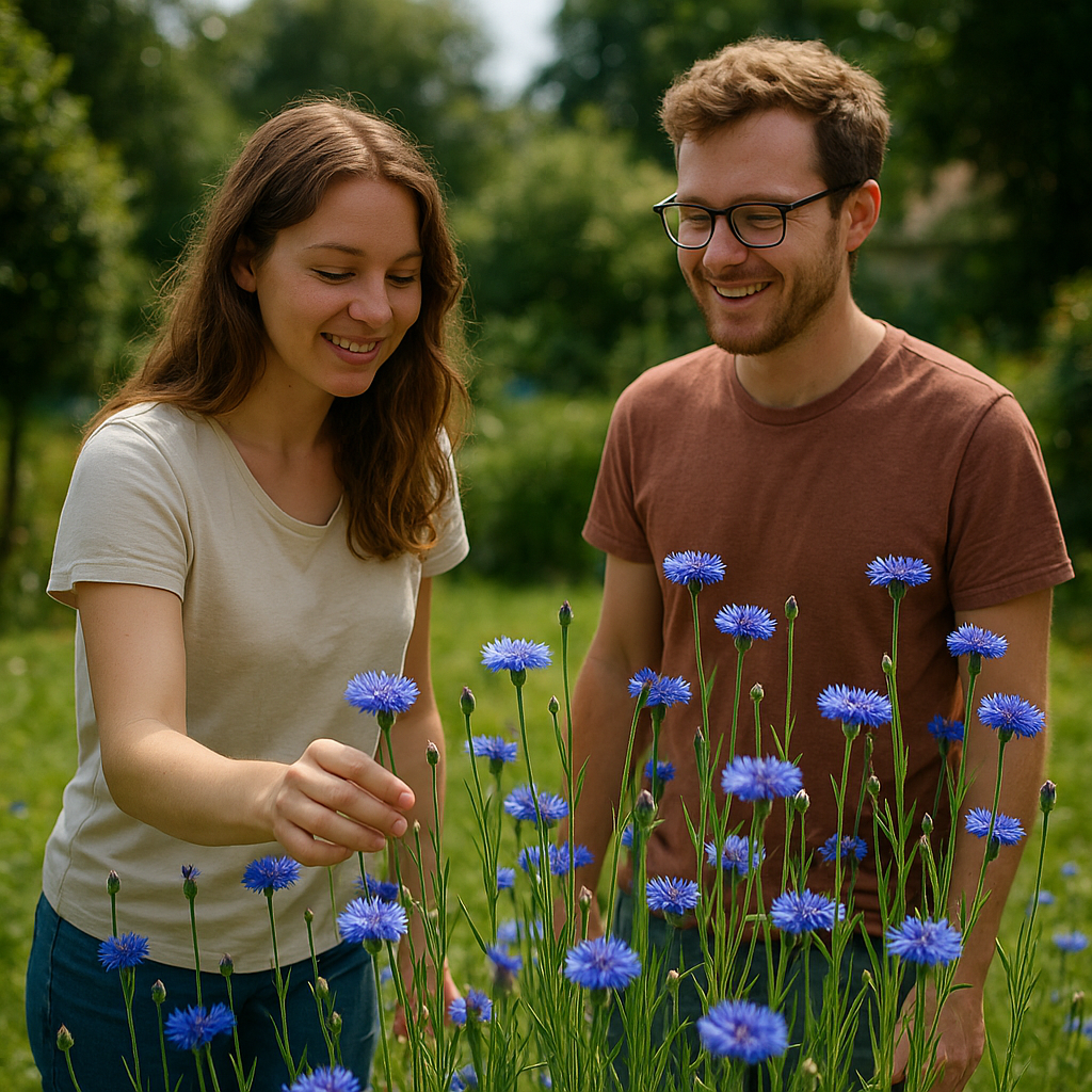 Centaurea cyanus (Cornflower, Tall Blue)