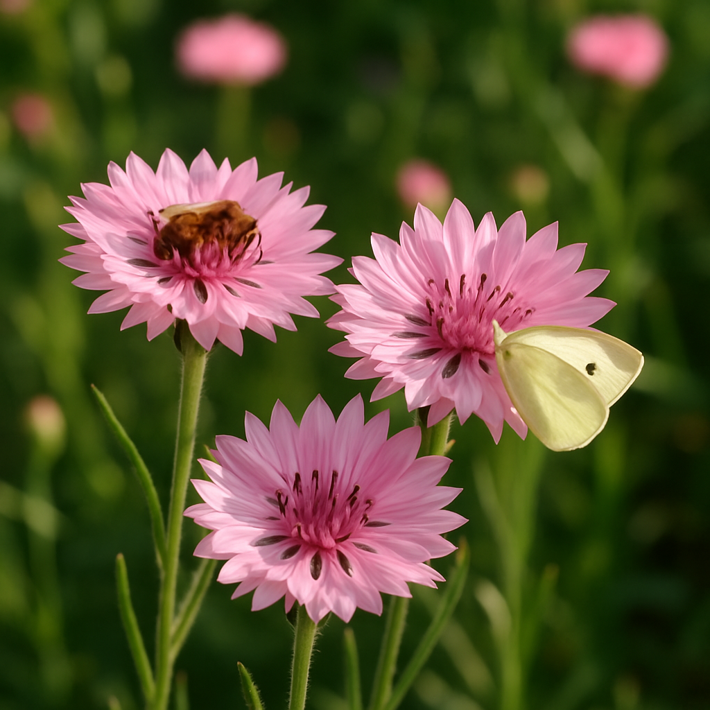 Centaurea cyanus (Cornflower, Tall Pink)