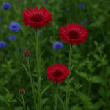 Centaurea cyanus (Cornflower, Tall Red)