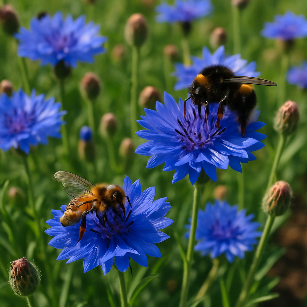 Centaurea cyanus (Cornflower, Dwarf Blue)