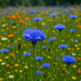 Centaurea cyanus (Cornflower, Dwarf Blue)