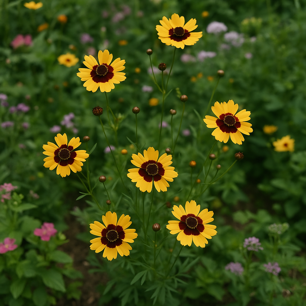 COREOPSIS tinctoria (Plains Coreopsis)