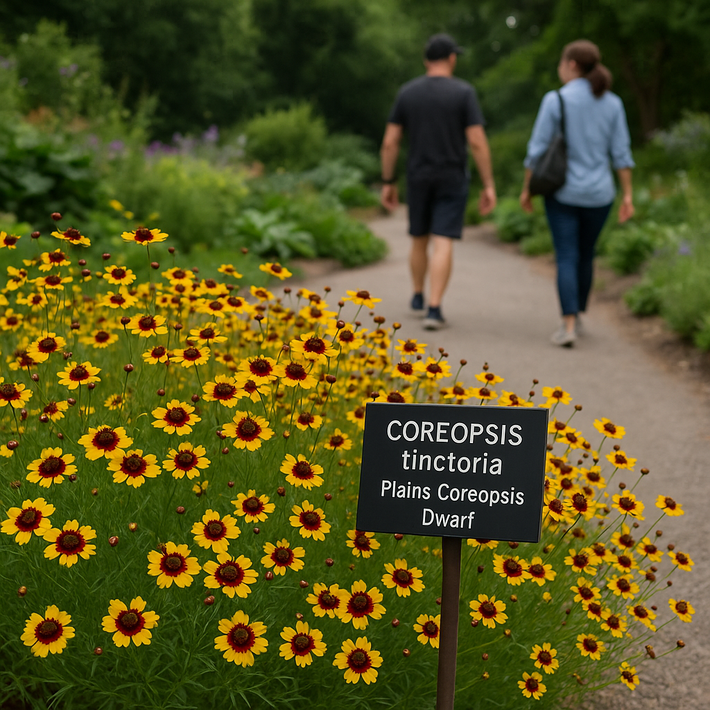 COREOPSIS tinctoria (Plains Coreopsis, Dwarf)