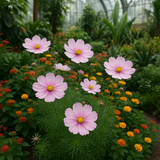 COSMOS bipinnatus 'Daydream' (Cosmos, White w/Rose Blush)