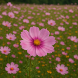 COSMOS bipinnatus 'Daydream' (Cosmos, White w/Rose Blush)