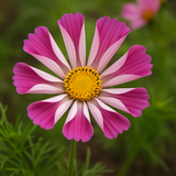 COSMOS bipinnatus 'Sea Shells' (Cosmos, Tubular petals)