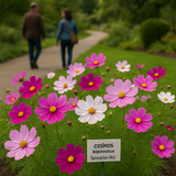 COSMOS bipinnatus 'Sensation Mix' (Cosmos, Tall Mixed)