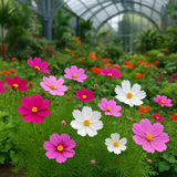 COSMOS bipinnatus (Cosmos, Dwarf Mixed)
