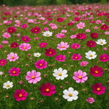 COSMOS bipinnatus (Cosmos, Dwarf Mixed)