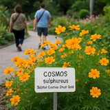 COSMOS sulphureus (Sulphur Cosmos, Dwarf Gold)
