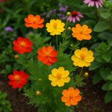 COSMOS sulphureus (Cosmos, Dwarf Mixed)