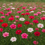 DIANTHUS hybridus 'Large Flowered Mix' (Dianthus - Large Flowered Mix)