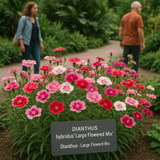 DIANTHUS hybridus 'Large Flowered Mix' (Dianthus - Large Flowered Mix)