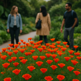 ESCHSCHOLZIA californica 'Mikado' (California Poppy, Dark Orange - Mikado)