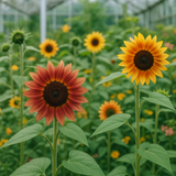 HELIANTHUS Annuus 'Autumn Beauty' (Sunflower - Autumn Beauty)