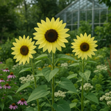HELIANTHUS Annuus 'Lemon Queen' (Sunflower - Lemon Queen)