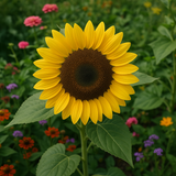 HELIANTHUS Annuus 'Peredovik' (Black Oil Sunflower, Peredovik)