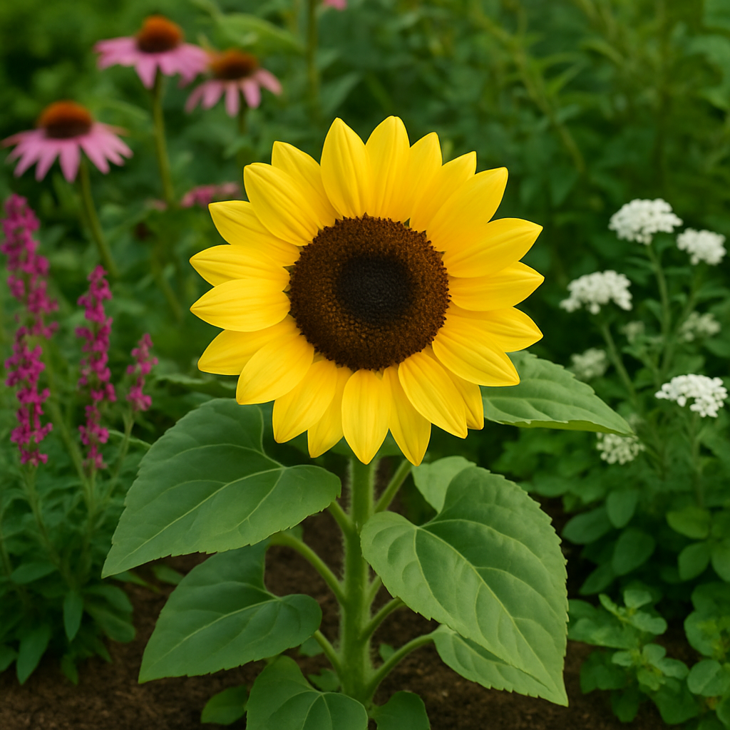 HELIANTHUS Annuus 'Sunspot' (Sunflower, Dwarf Single - Sunspot) – MySeedsCo