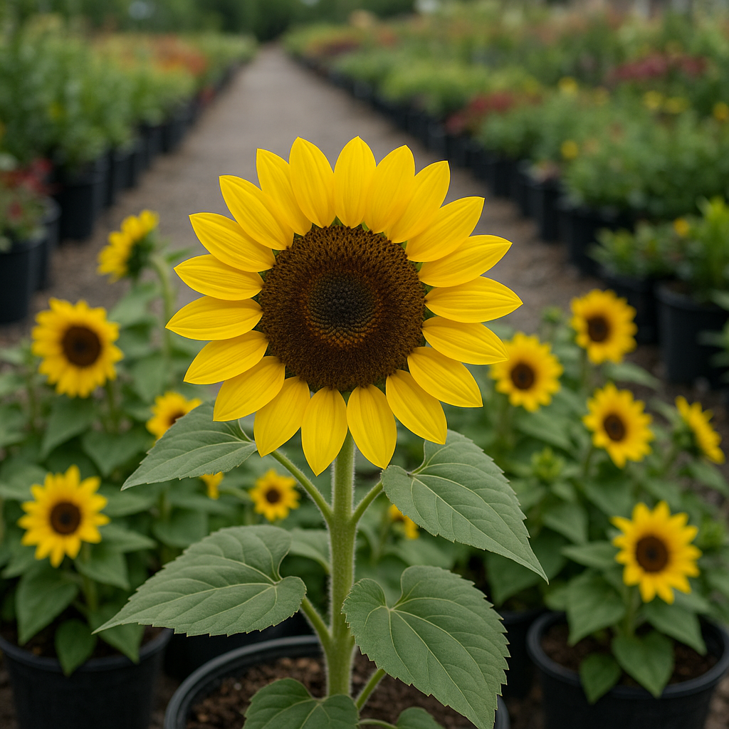 HELIANTHUS Annuus 'Sunspot' (Sunflower, Dwarf Single - Sunspot) – MySeedsCo
