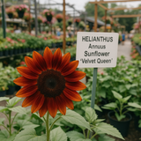 HELIANTHUS Annuus 'Velvet Queen' (Sunflower - Velvet Queen)