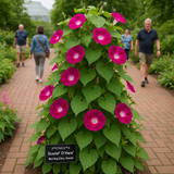 IPOMOEA nil 'Scarlet O'Hara' (Morning Glory, Scarlet)