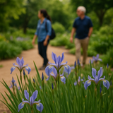 IRIS missouriensis (Wild Blue Iris)