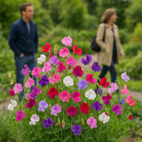 LATHYRUS odoratus 'Knee High Mix' (Annual Sweet Pea, Semi-Dwarf - Knee High Mix)