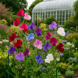 LATHYRUS odoratus 'Royal Family Mix' (Annual Sweet Pea, Large, Fragrant - Royal Family Mix)