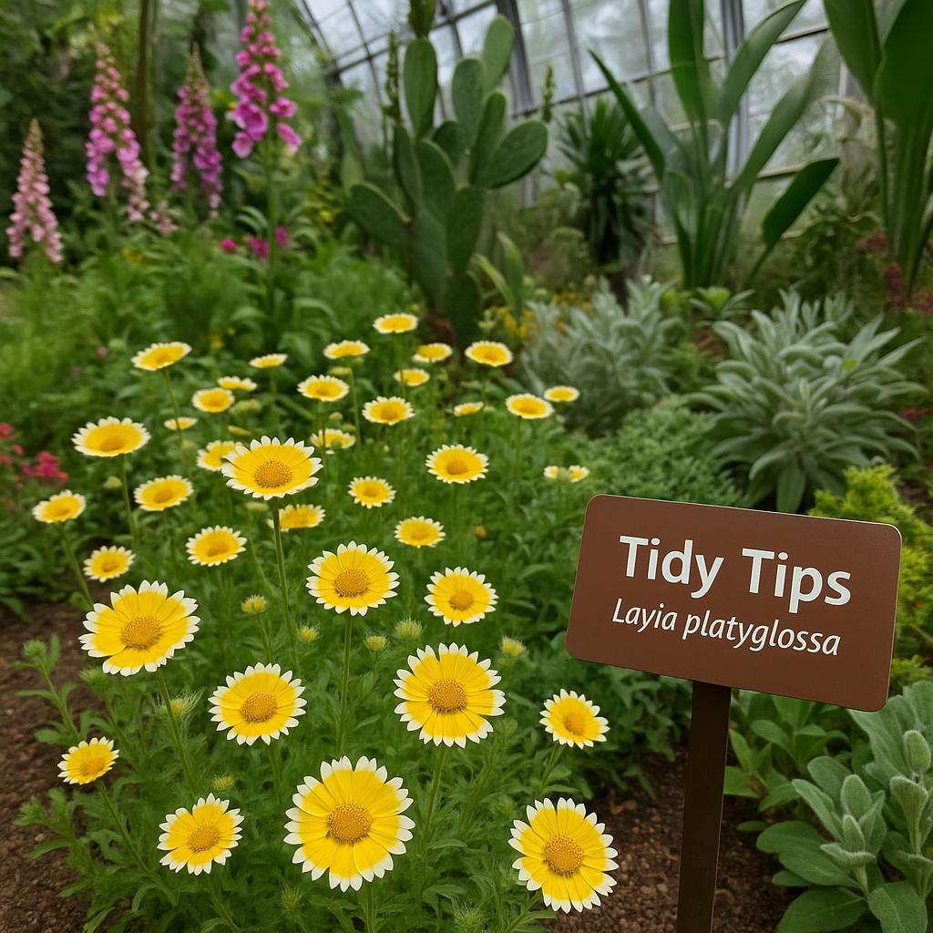 Tidy Tips Layia platyglossa (Tidy Tips) – MySeedsCo