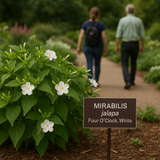 MIRABILIS jalapa (Four O'Clock, White)