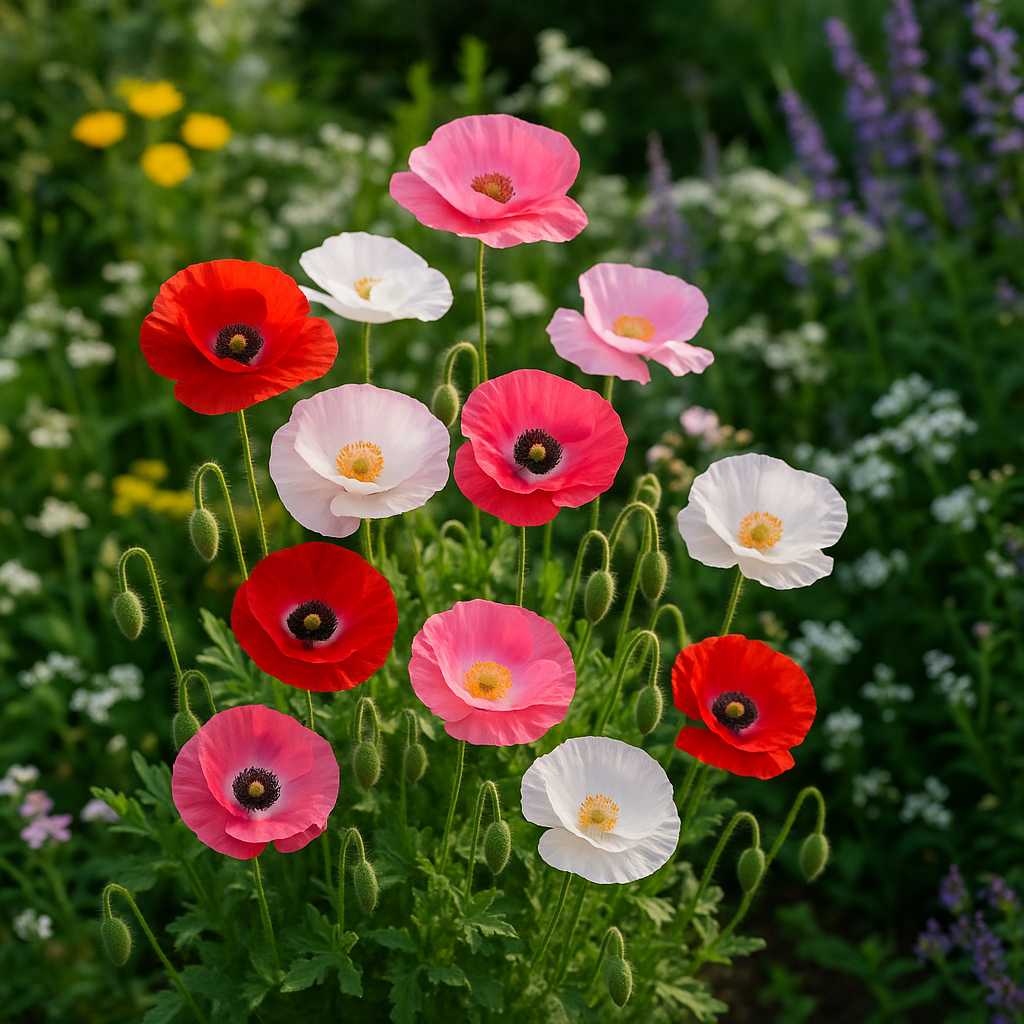 PAPAVER rhoeas (Corn Poppy, Shirley Single Mixed)