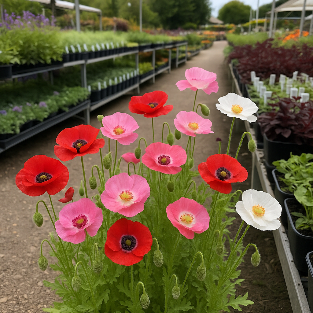 PAPAVER rhoeas (Corn Poppy, Shirley Single Mixed)