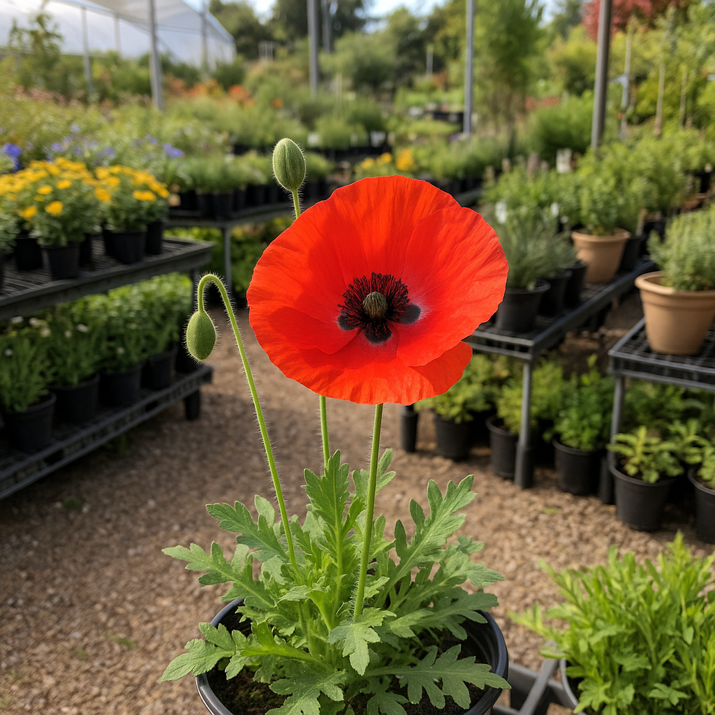 PAPAVER rhoeas (Corn Poppy, Red)