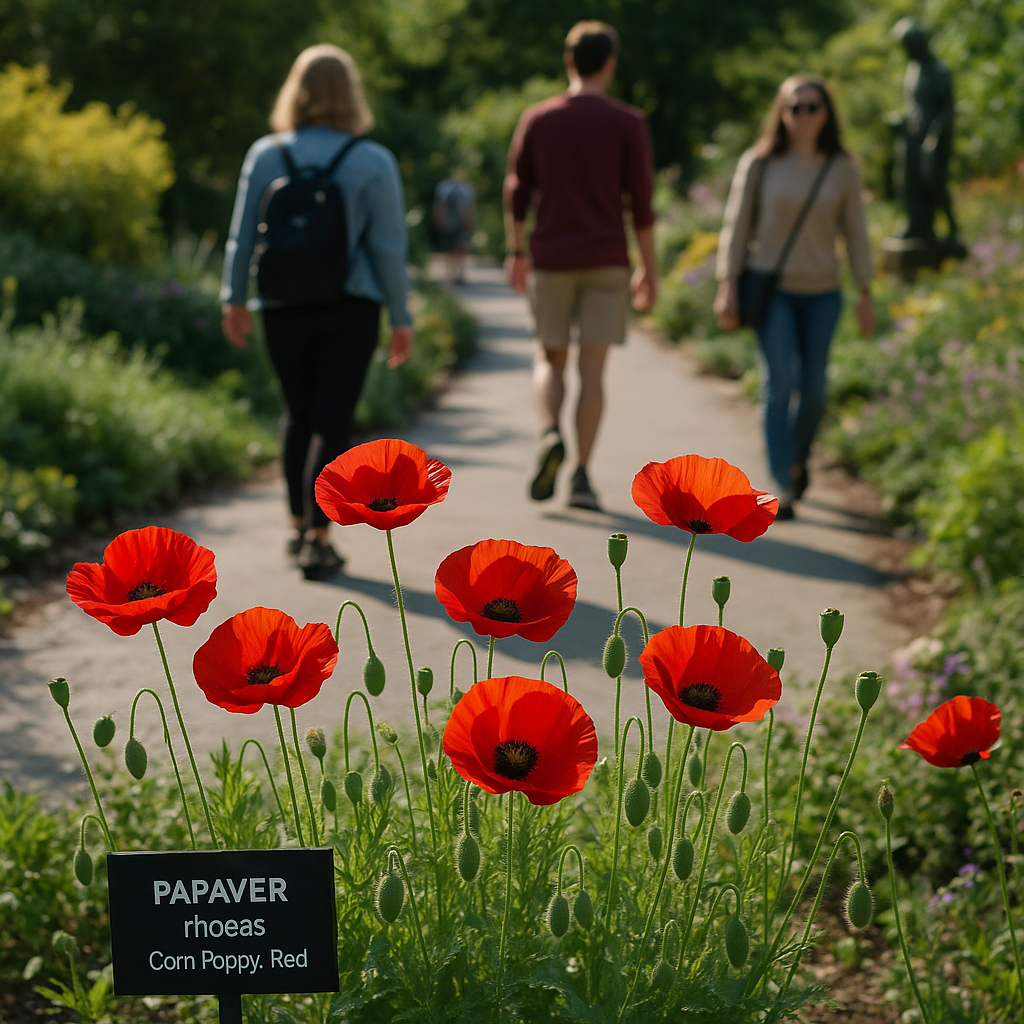 PAPAVER rhoeas (Corn Poppy, Red)