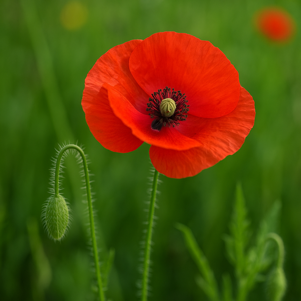 PAPAVER rhoeas (Corn Poppy, Red)
